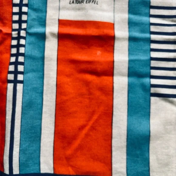 Paris Scarf Eiffel Tower Moulin Rouge - Picture 3 of 3